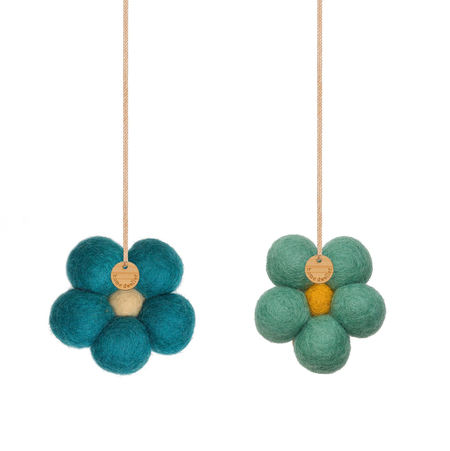Two Felt Fresheners on hanging cord