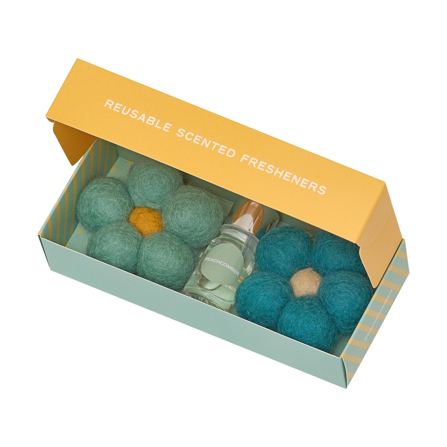 Home Dweller Felt Fresheners — sustainable natural air freshener with beach scent