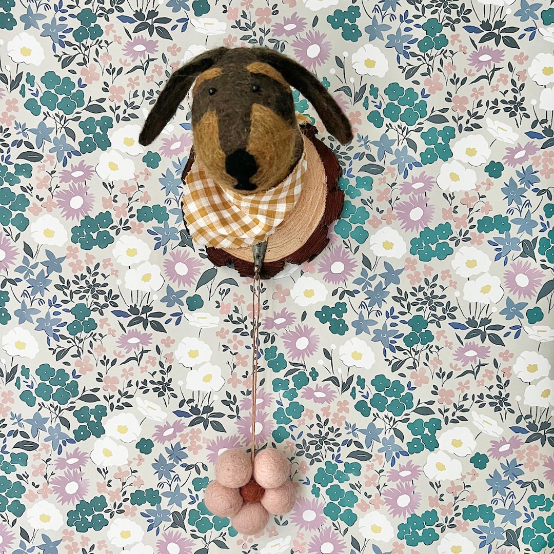 Dog lover gift idea – felt dog wall decor with hook