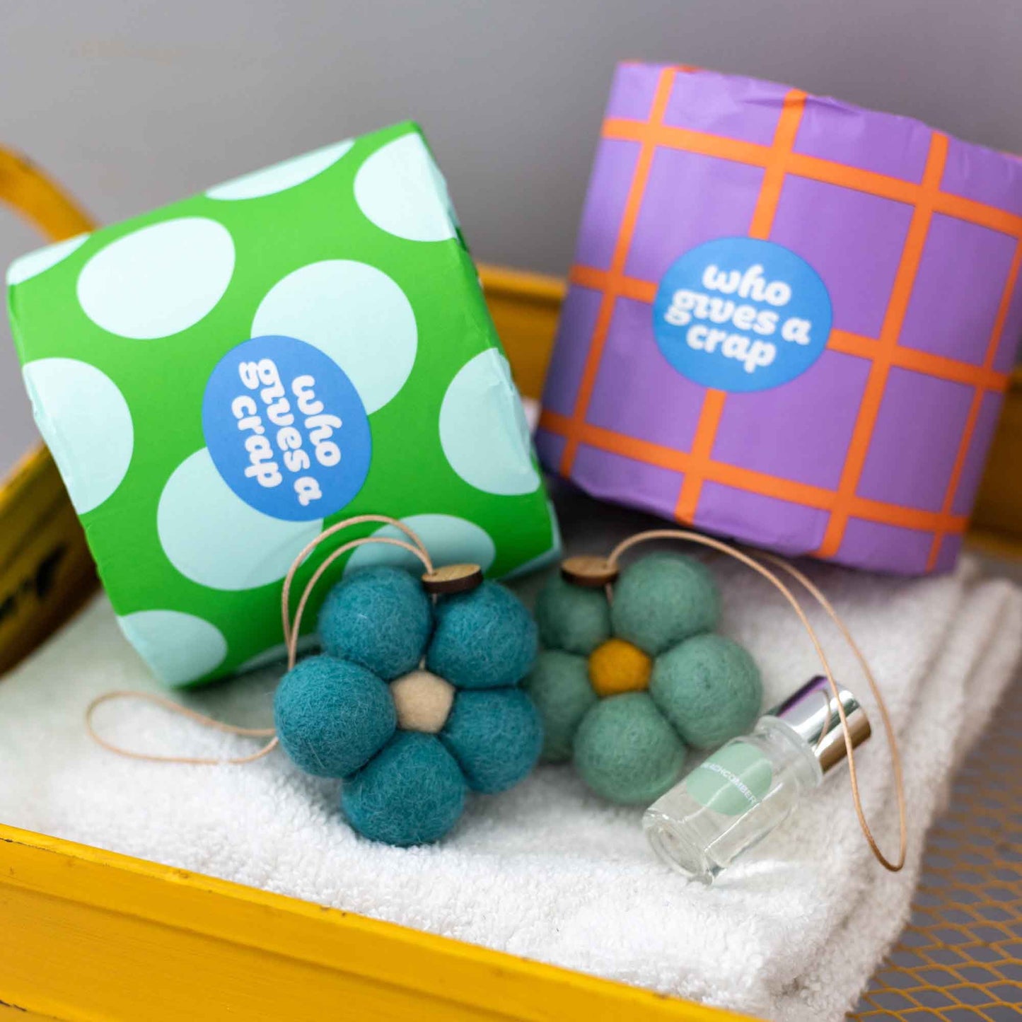 Eco-friendly reusable felt freshener for car, wardrobe, or bathroom