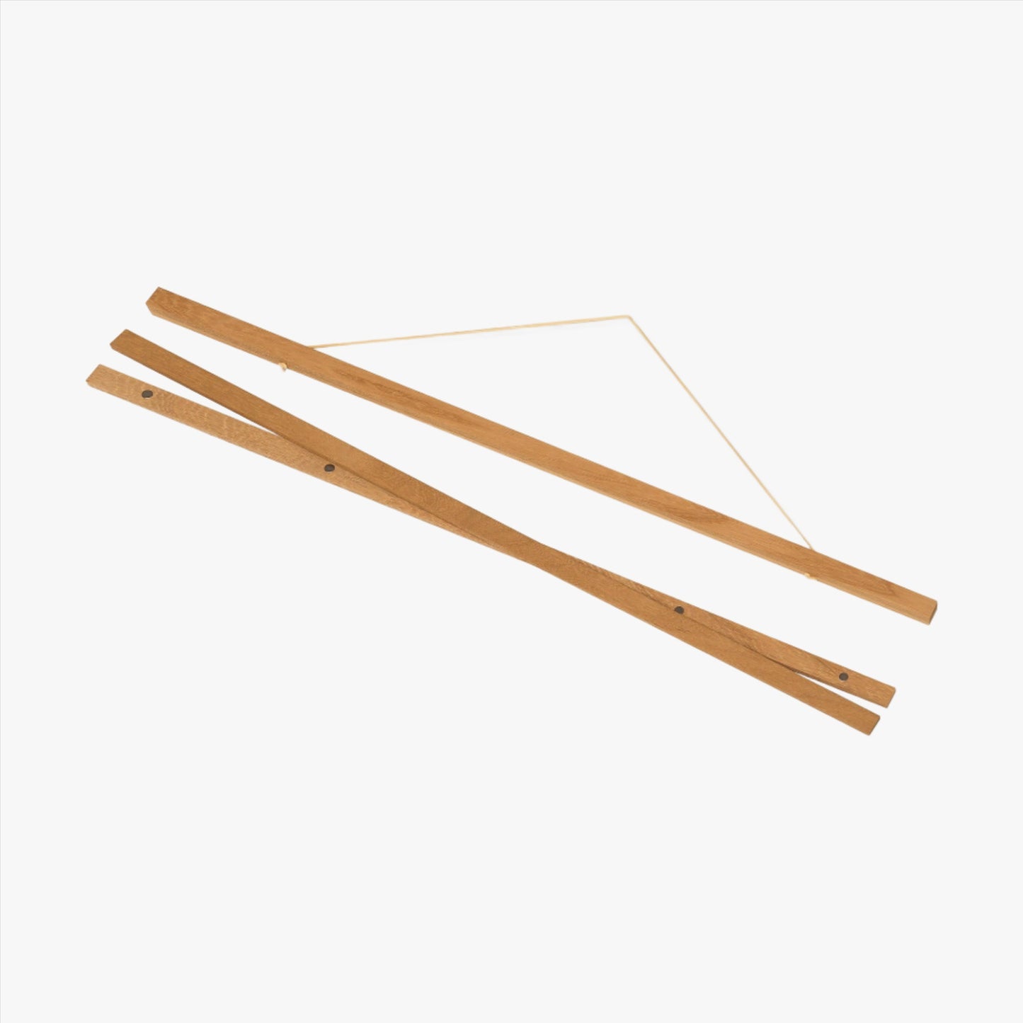 Reusable 70cm magnetic hanger for displaying large artworks