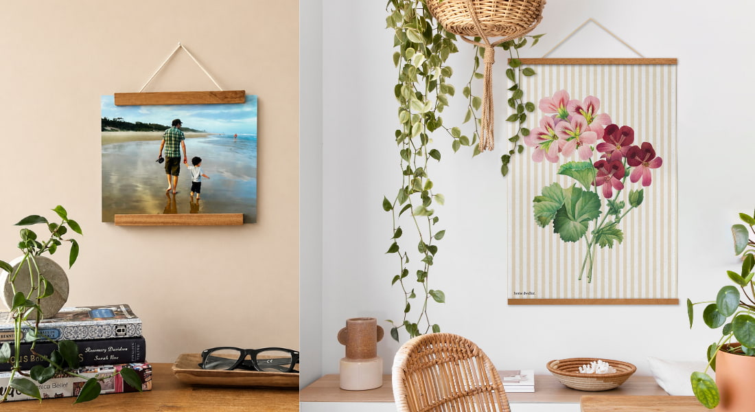 Magnetic Print Hanger Size Guide