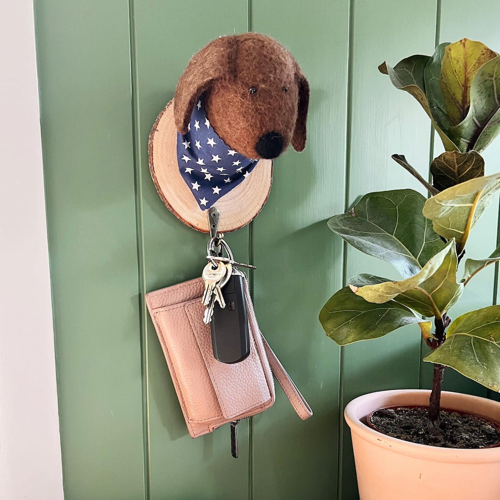 
                  
                    Load image into Gallery viewer, Home Dweller Wall Hook - Cioccolato Dog
                  
                