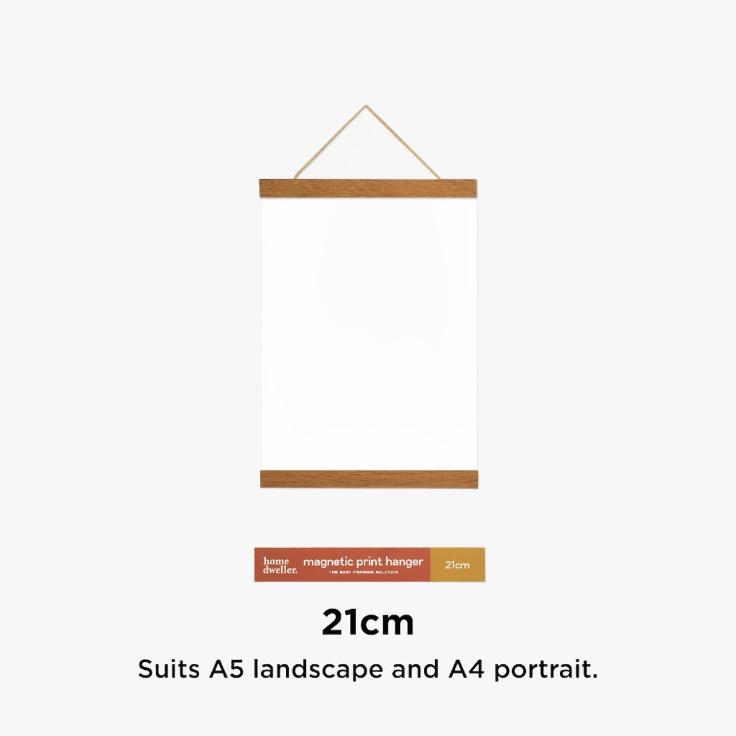 21cm Magnetic Print Hanger - Home Dweller