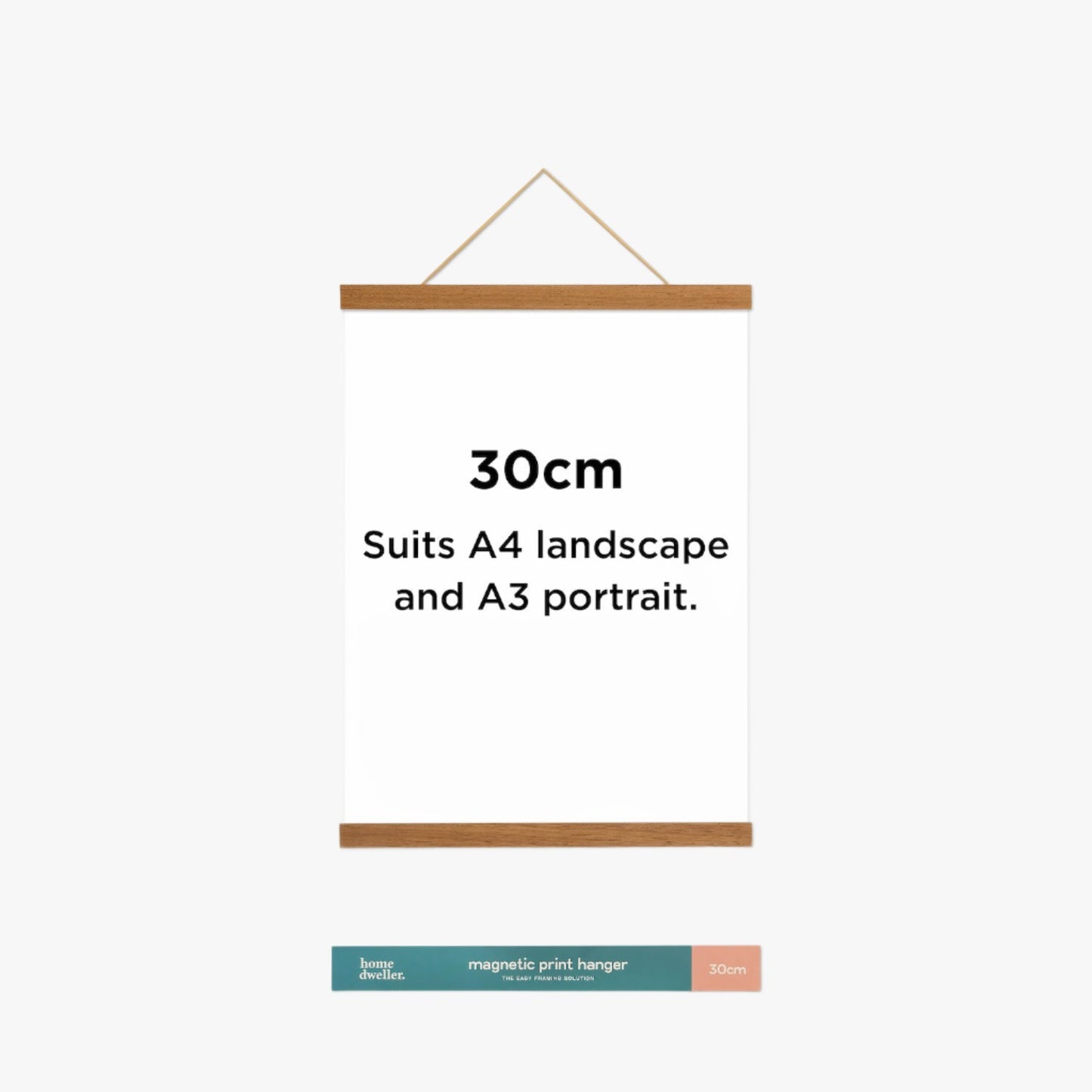 30cm Magnetic Print Hanger - Home Dweller