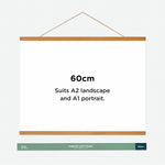 60cm Magnetic Print Hanger - Home Dweller