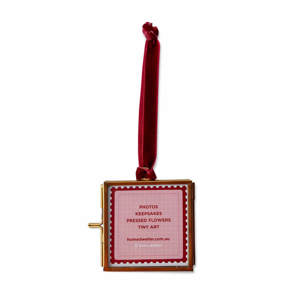 
                  
                    Load image into Gallery viewer, Mini Frame - Burgundy Ribbon
                  
                