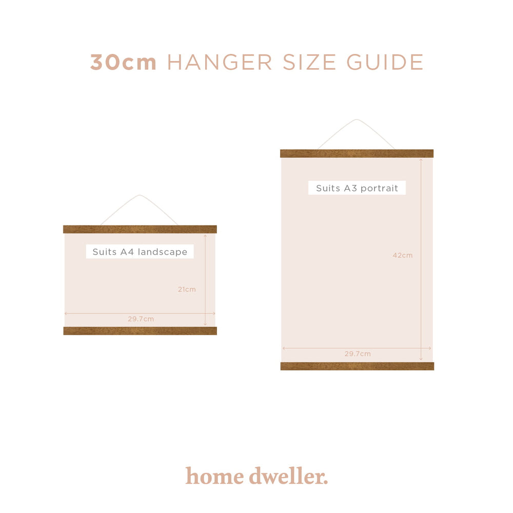 
                  
                    Load image into Gallery viewer, 30cm Magnetic Print Hanger - Home Dweller
                  
                