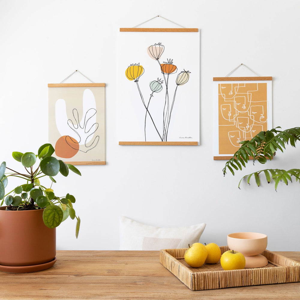 
                  
                    30cm Magnetic Print Hanger , Home Dweller, art print hangers on wall
                  
                