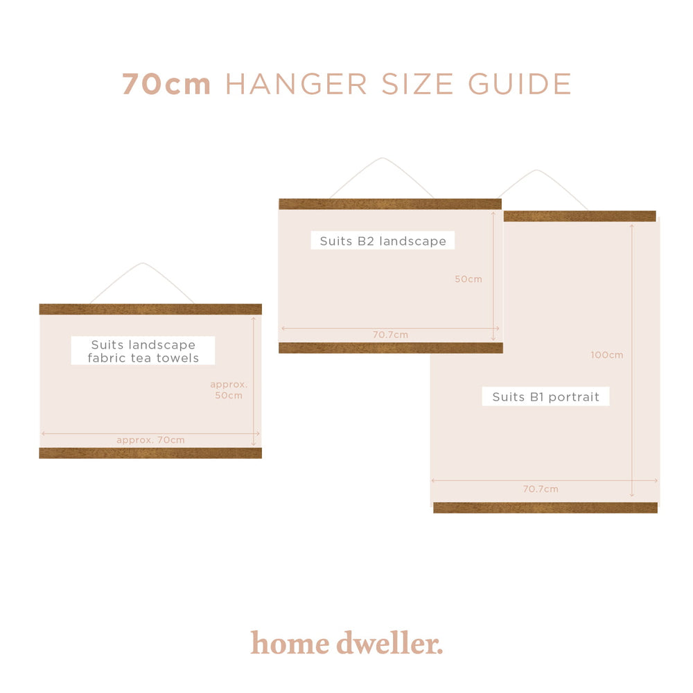 
                  
                    70cm Magnetic Print Hanger - Home Dweller
                  
                