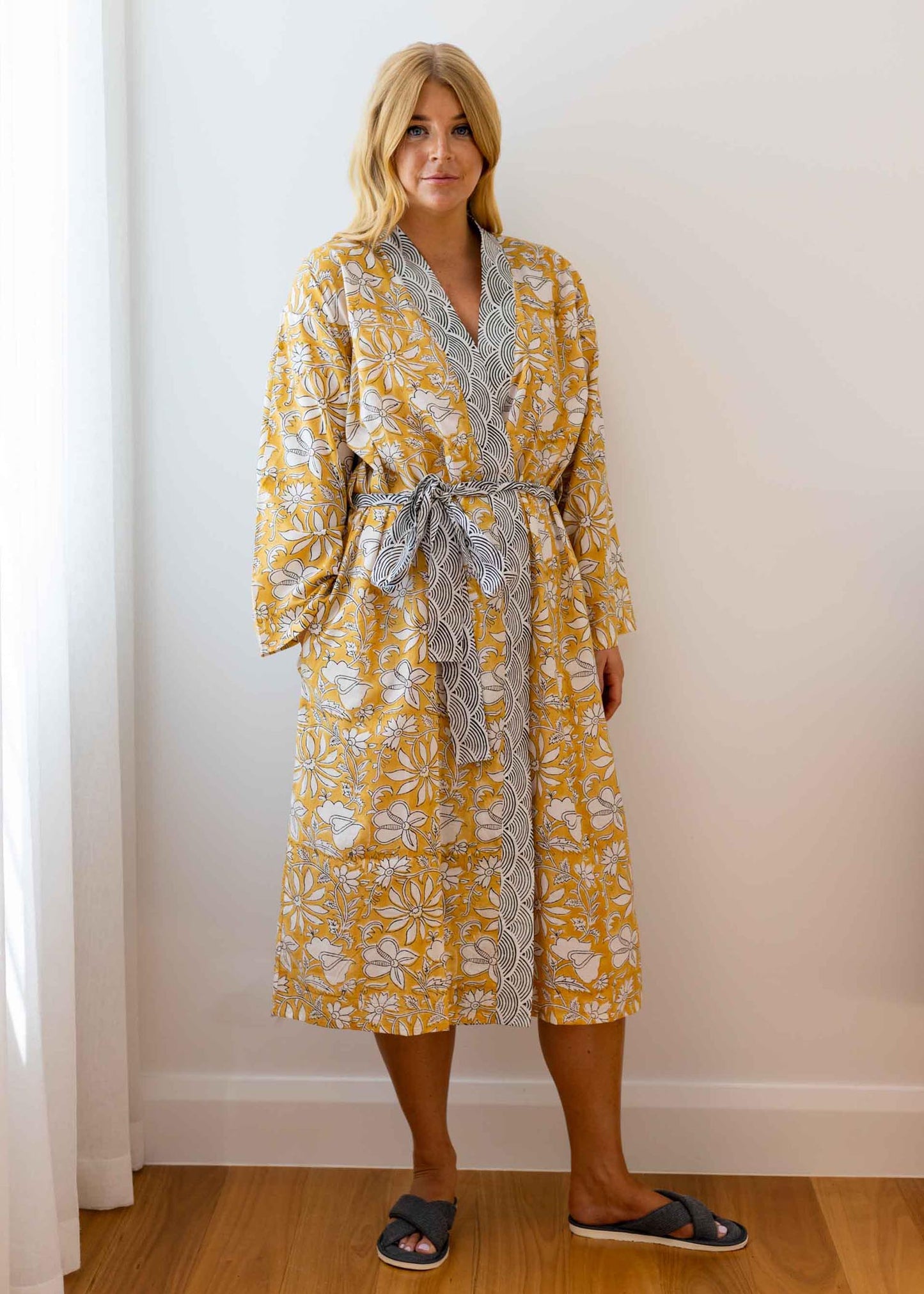 Home Dweller Cotton Robe - Akari