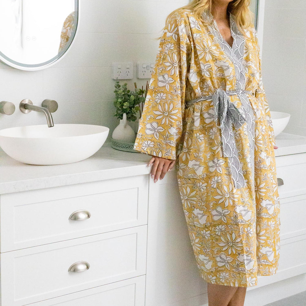 
                  
                    Home Dweller Cotton Robe - Akari
                  
                