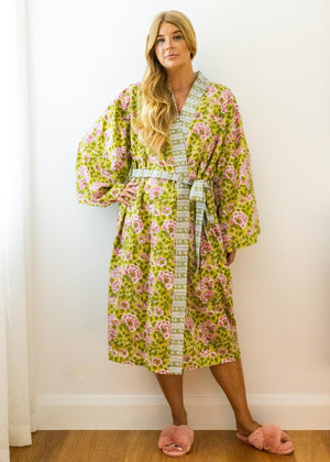 
                  
                    Load image into Gallery viewer, Home Dweller Cotton Robe - Kimiko at home
                  
                