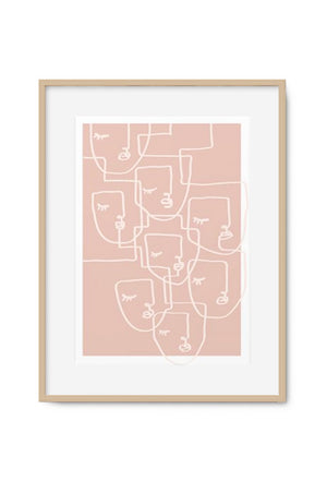 
                  
                    Load image into Gallery viewer, Maiko Nagao Calm Pink Art print
                  
                